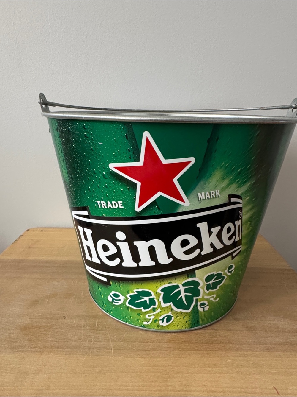 Heineken Green Metal Beer Bucket